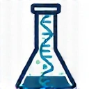 Icon representing scientific research